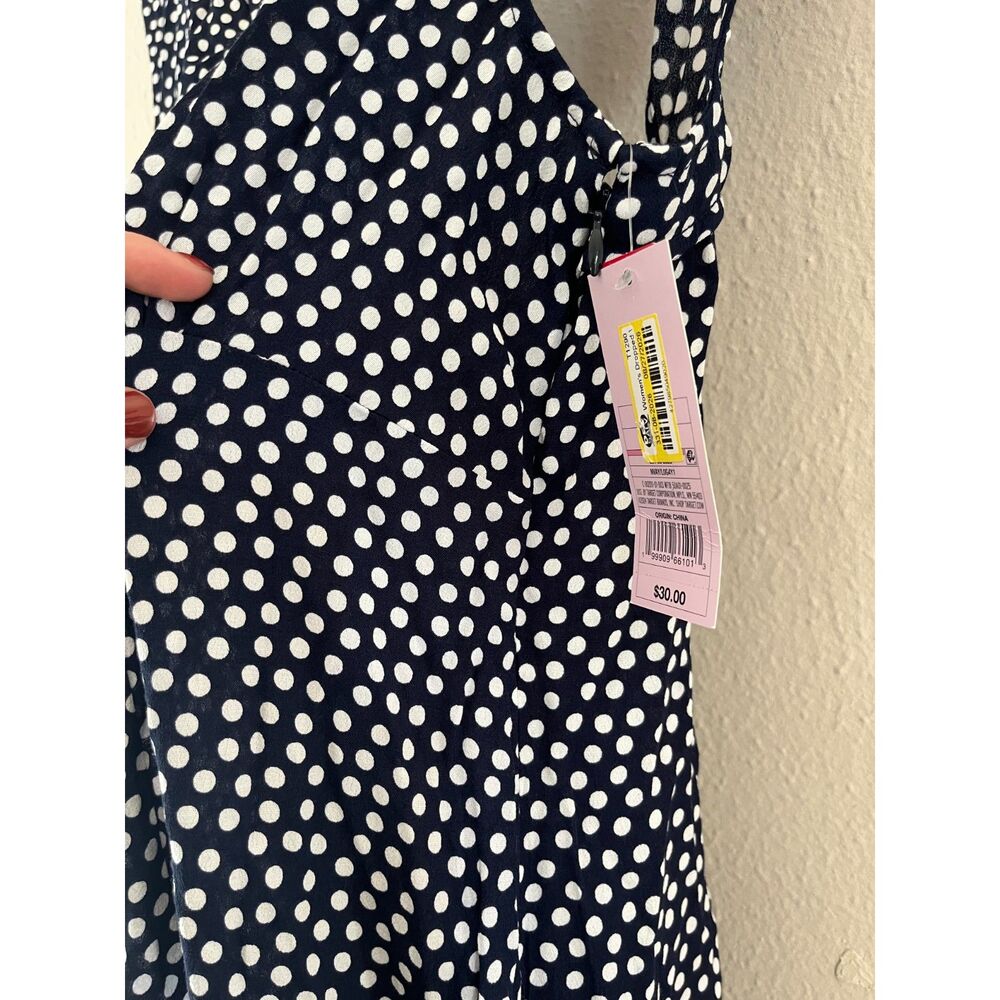 Polka Dot summer dress, open back